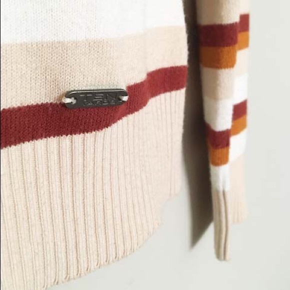 TEN YARDS Multi-Striped Turtleneck - Picture 3 of 10